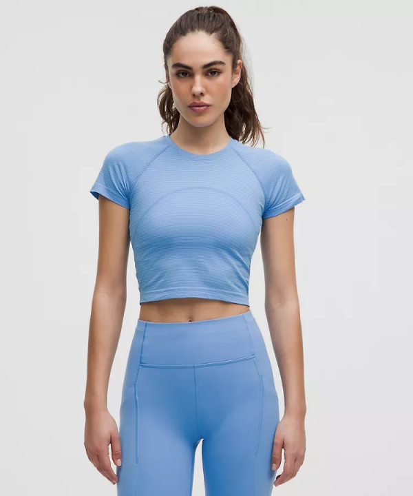 Swiftly Tech Cropped Short-Sleeve Shirt 2.0